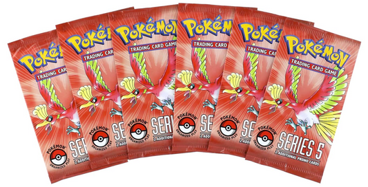 2007 Pokemon Pop Series 5 Sealed Booster Pack Lot (6 Packs)